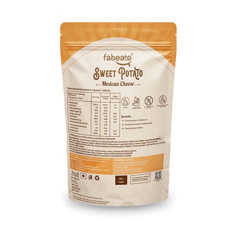 Cheesy Sweet Potato Chips | Mexican Cheese Flavor | Fabeato