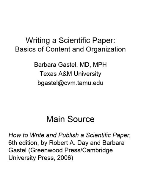Image result for Scientific Paper Format Example