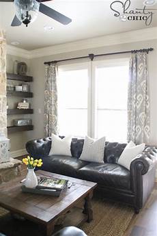 Curtains Living Room by Diy Lined Window Panels Shanty 2 Chic Curtains Living Room