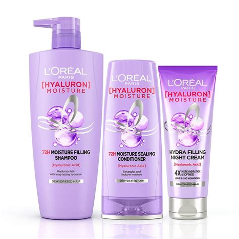 L'Oreal Paris Hyaluron Moisture - 72H Hydration Kit (Shampoo 640ml ...