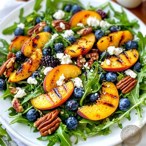 Grilled Peach Salad