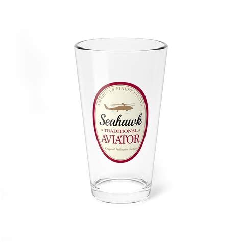 Traditional Aviator SH-60B/R Pint Glass Mixing Glass, 16oz, Navy ...