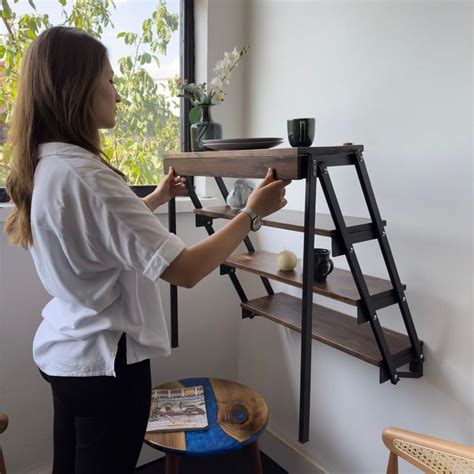 INVISIBLE BED Wall Mounted Wall Cabinet, Foldable Plywood Table for ...