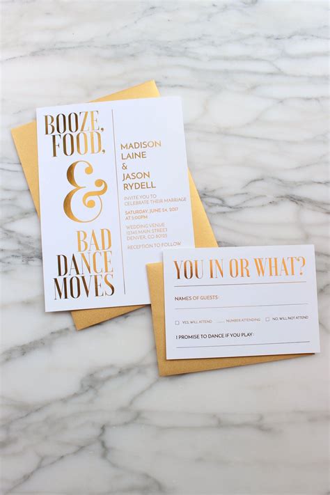 75 Fun + Unique Wedding Invitations for Cool Couples | Emmaline Bride®