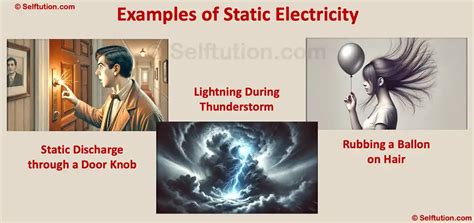 Image result for 3 Examples of Static Electricity