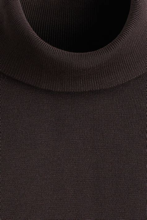 Regular Fit Polo-neck jumper - Brown - Men | H&M IN
