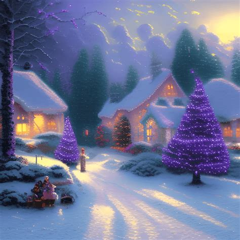 Thomas Kinkades Kersthuisje