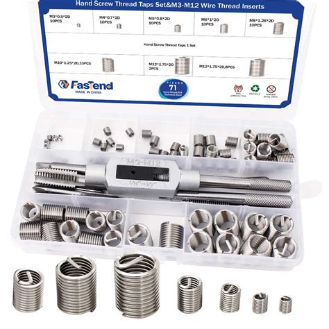 304 Stainless Steel Wire Thread Inserts Helical Threaded Insert Kit ...