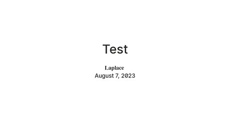 Test — Teletype
