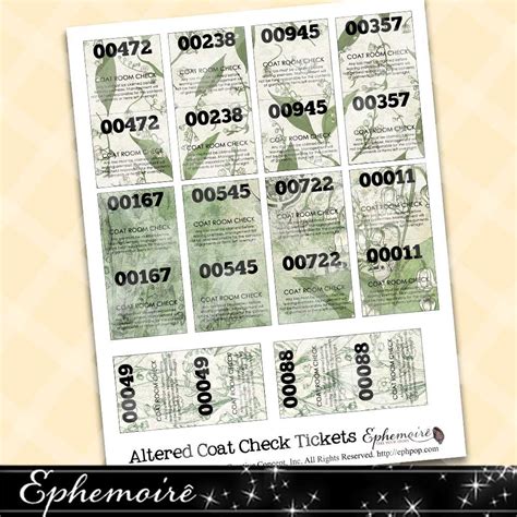 Image result for Plastic Coat Check Tags