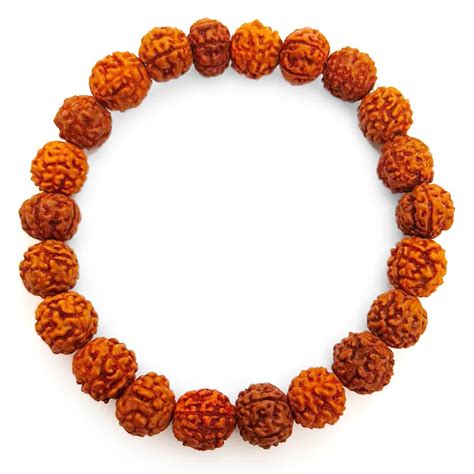 10mm Rudraksha Beads Mala Bracelet | Rudraksha wrist Band for all ages ...