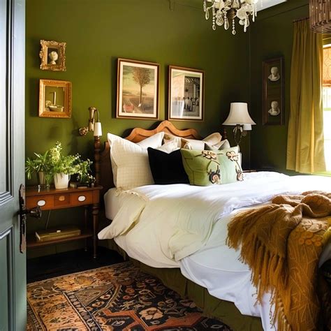 50+ Olive Green Bedroom Ideas That Are Ripe for the Picking ...