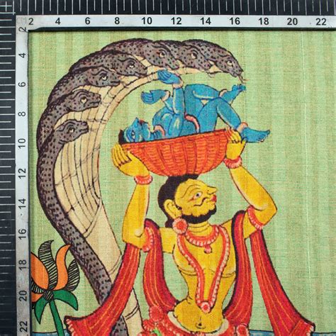 Pistachio Green And Maya Blue Madhuvanii Pattern Digital Print Art Tus ...