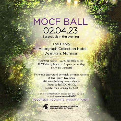 2023 MOCF Ball | MSU Osteopathic Medicine