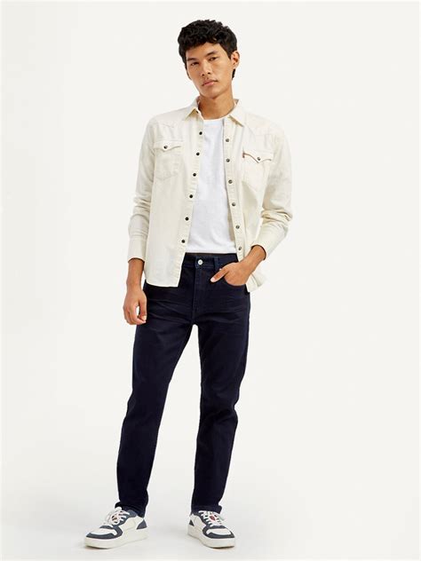 Men's 512 Navy Blue Slim Tapered Fit Mid Rise Jeans – Levis India Store