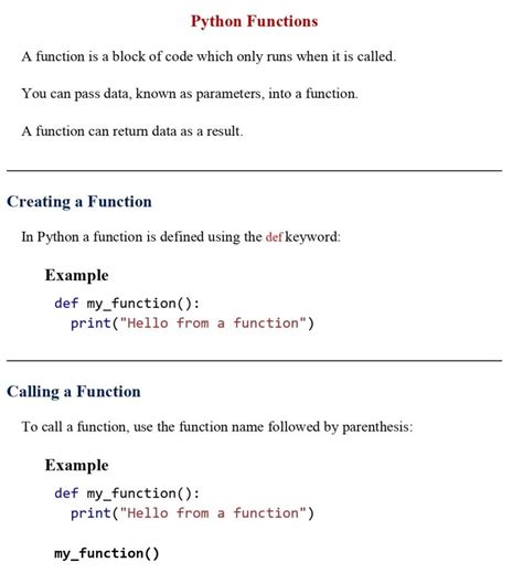 Image result for Creating Python Functions PDF