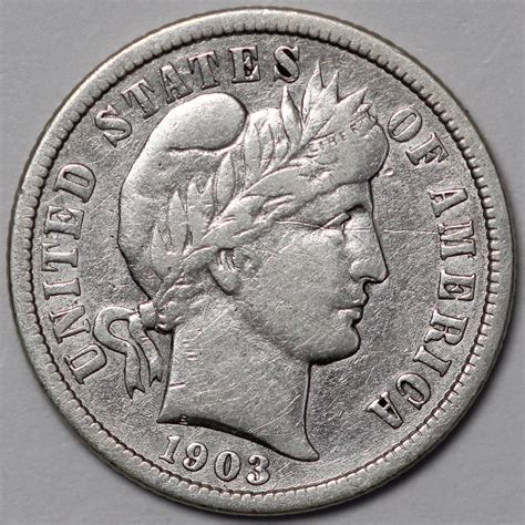 United States USA 1903-O Barber Dime 10C New Orleans Silver Coin Better ...