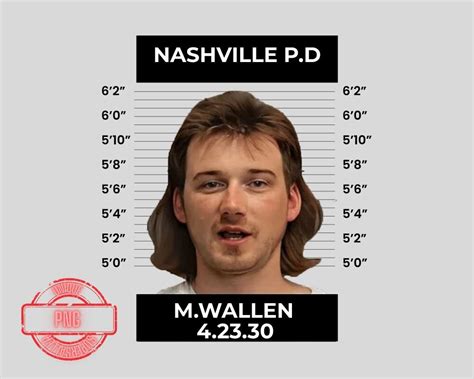 Morgan Wallen Mugshot png SUBLIMACIÓN DE ZACH BRYAN Foto de - Etsy España