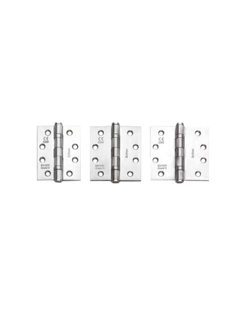 Briton 4801.SS Hinge, CE - 102 x 76 x 3mm - Stainless Steel Grade 304 ...