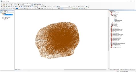 ArcMap File Clip Shapefile 的图像结果