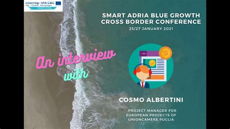 SMART ADRIA BLUE GROWTH - COSMO ALBERTINI INTERVIEW - YouTube