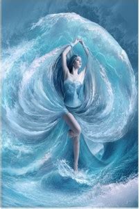 Girl Dancing in Water Posters For Room ( Paper Print - Decorative ...