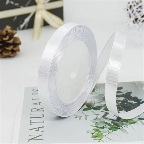 Cloth Ribbon - White ( 0.5 inch ) : Perfect for Crafts and Decorations ...