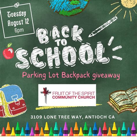 Back to School backpack giveaway , 3109 Lone Tree Way, Antioch, CA, 12 ...