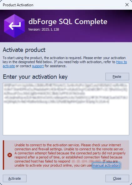 Image result for Activation Code Manually