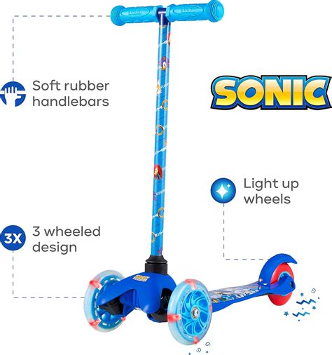 Buy Self Balancing Kick Scooter - Extra Wide Deck, 3 Wheel Platform ...