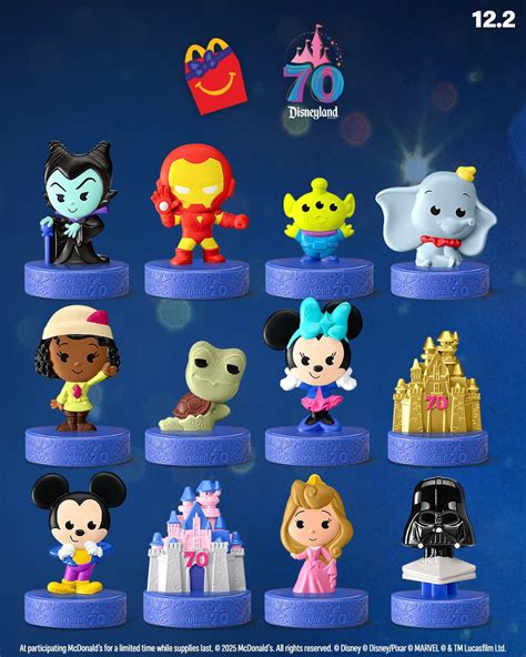 Disneyland Happy Meal toys 2025 at McDonald's | List of all 70 toys