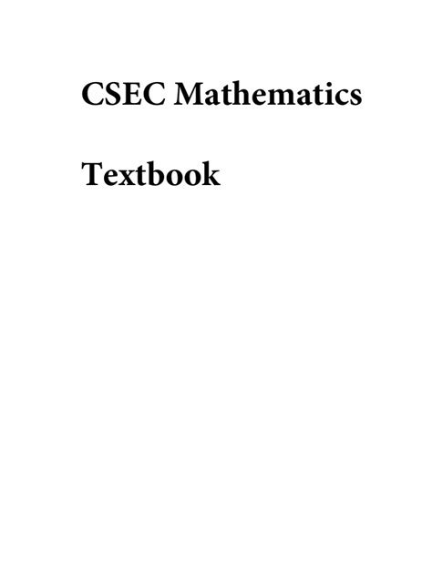 Image result for CSEC Math Study Guide