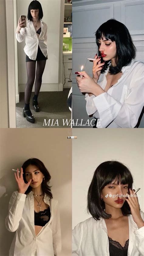 Halloween inspiration - Mia Wallace | Fantasias femininas, Fantasias ...