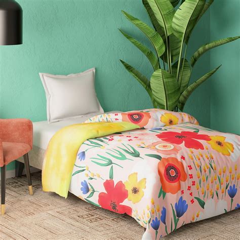 Buy PORTICO Freedom Multicolour Printed Cotton Single Bed Comforter ...