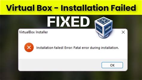 Fix VirtualBox Installation Error 的图像结果