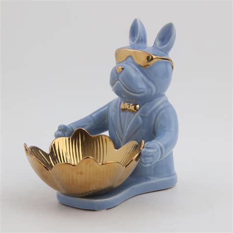 Buy Souvenir Ceramic Dog with Bowl Figurine from Home Centre at just ...