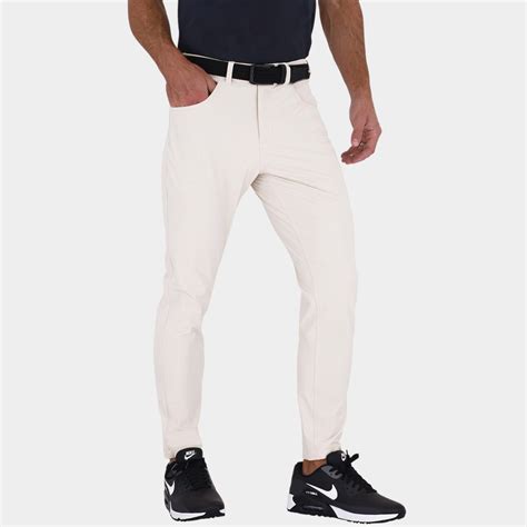 Avalon Tour Golf Pants: Ivory | Tailored, Men's Slim-Fit Golf Pants