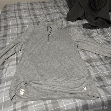 Vuori grey quarter zip | Depop