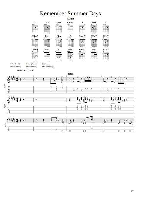 Remember When Chords