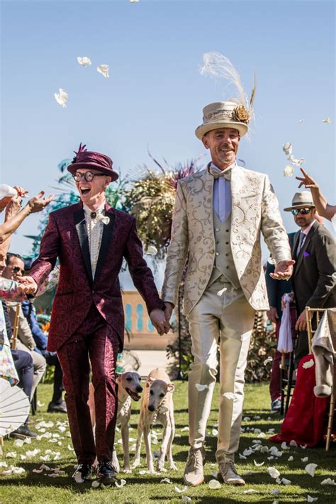 funky wedding suits