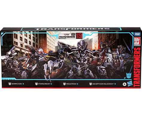 Transformers Generations Studio Series Voyager Megatron, Voyager Starscream, Deluxe Barricade ... - leader of decepticons