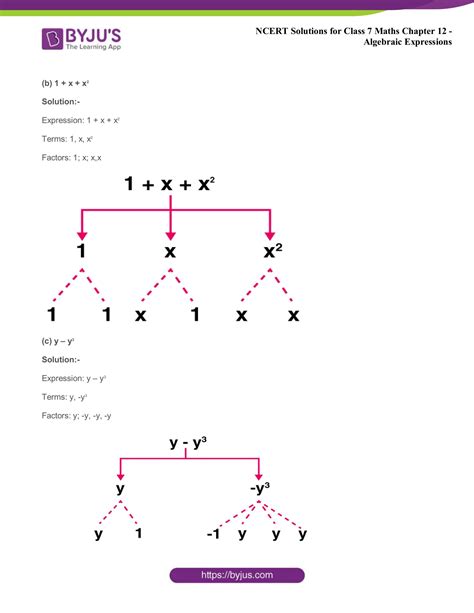 NCERT Solutions for Class 7 Maths Chapter 12 Exercise 12.1 的图像结果