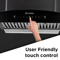 FABER HOOD PRIMUS PLUS ENERGY IN HCSC BK 75 Auto Clean Curved Glass 75 ...