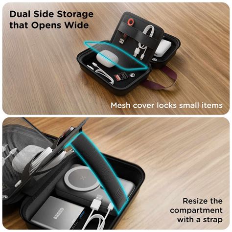 ALPHA EVA Hard Shell Tech Pouch | EO Everyday Organisers