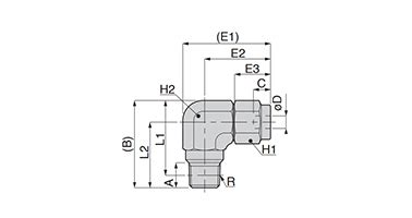 Corrosion Resistant SUS316 Tightening Fitting, Elbow | PISCO | MISUMI India