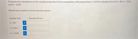 Image result for Standard Error of Sample Proportion