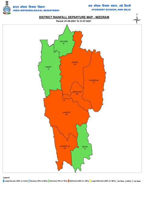 June July 2021 District Wise SW Monsoon Rainfall in India – SANDRP