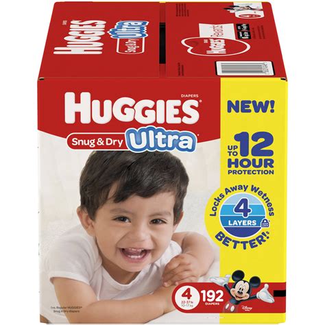 HUGGIES Snug & Dry Ultra, (Choose Size and Count) – Walmart Inventory ...