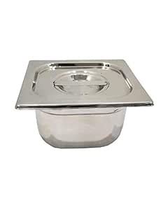 SAS STAINLESS STEEL GN PAN 1/6 (4"/ 100 mm) With Lid - 1 Piece Set ...