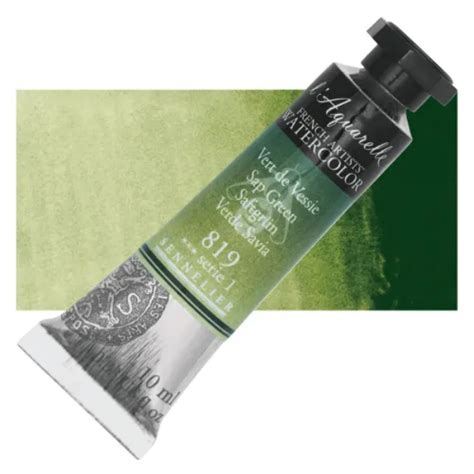 htconline.in| Sennelier l'Aquarelle Watercolor 10ml Sap Green